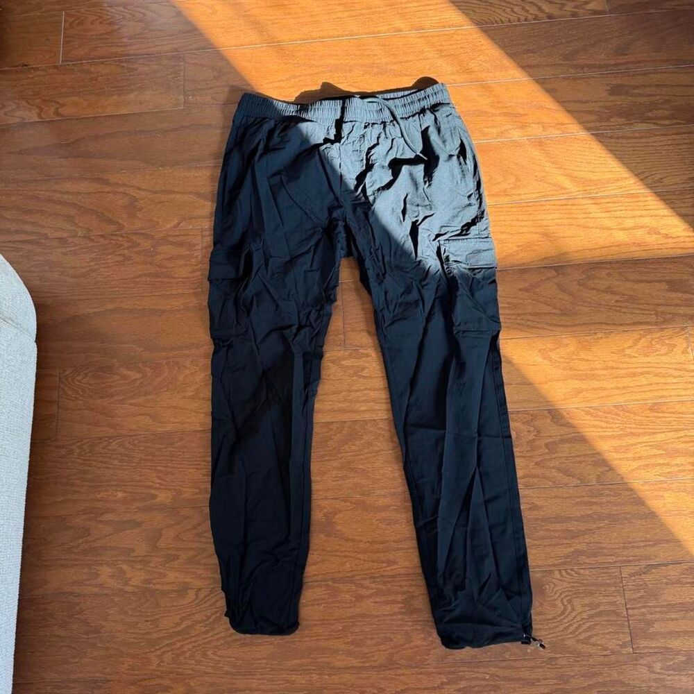 Unbranded Men's Black and Grey Trousers
